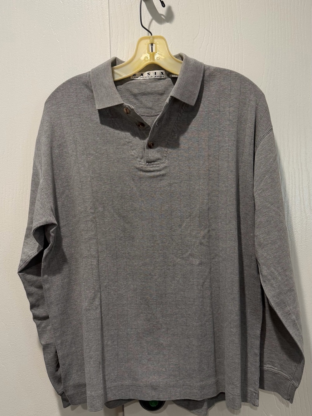Fenn Wright Manson Gray Long-Sleeve Polo